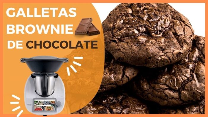 GALLETAS tipo BROWNIE de CHOCOLATE🍫  con THERMOMIX💚  | No podrás parar de comerlas 🤤